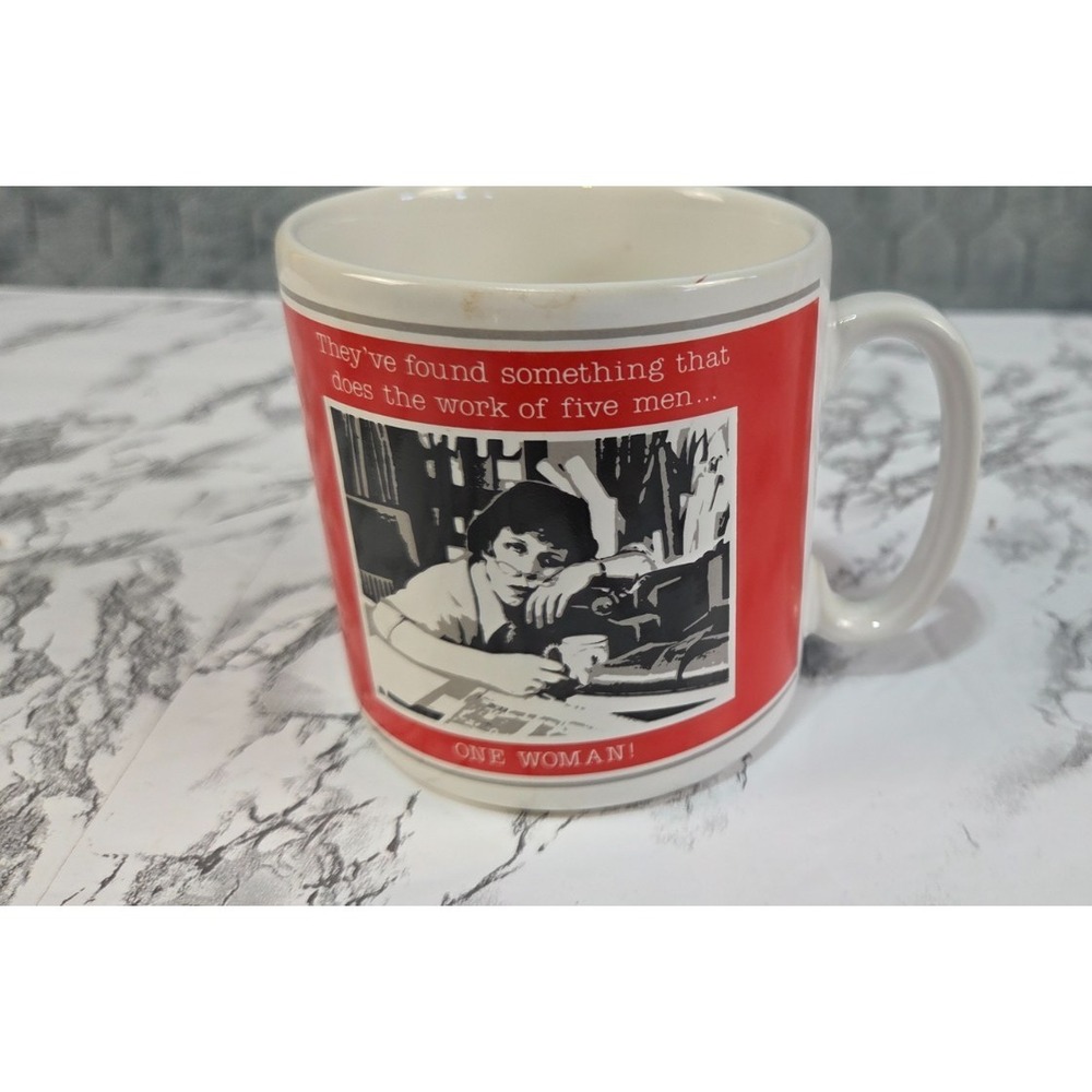 Designers Collection Coffee Cup Whimsical Comical "One Woman" see description